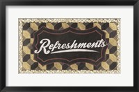 Refreshments Framed Print