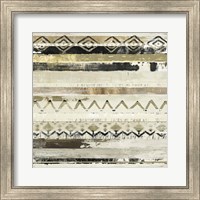 Framed 'African Patchwork I' border=