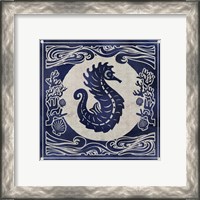 Framed 'Ink Seahorse' border=