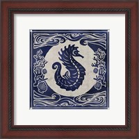 Framed 'Ink Seahorse' border=