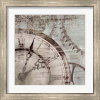 Framed 'Tick Tock II' border=