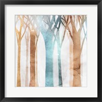 Framed 'Dancing Trees II' border=