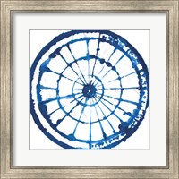 Framed 'Indigo Dye III' border=