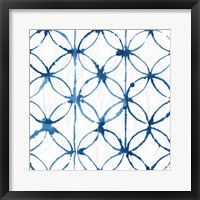 Framed 'Indigo Dye IV' border=