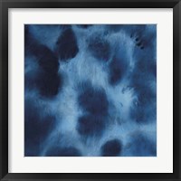 Framed 'Indigo Dye VII' border=