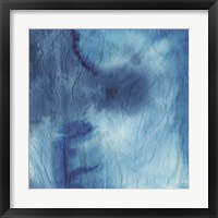 Framed 'Indigo Dye VIII' border=