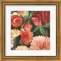 Framed 'Lavish Blooms II' border=