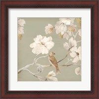 Framed 'Paradise Magnolia I' border=