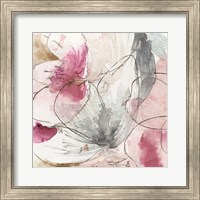 Framed 'Pretty in Pink II' border=