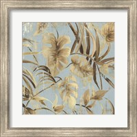 Framed Gold Palms I