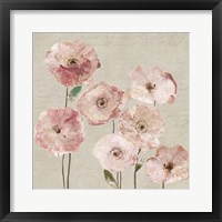 Framed Delicate Pink Flowers