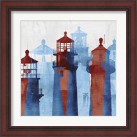 Framed 'Lighthouse I' border=