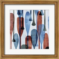 Framed 'Paddles II' border=