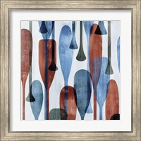 Framed 'Paddles II' border=