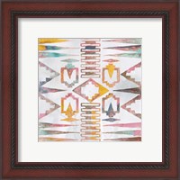 Framed 'Aztec Impressions III' border=