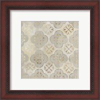 Framed 'Golden Impressions II' border=