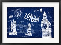 Framed London Blue