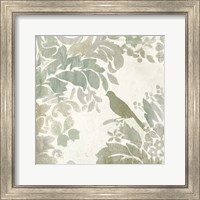 Framed 'Damask Bird II' border=