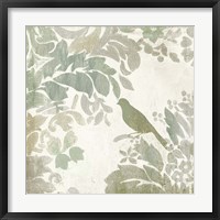 Damask Bird II Framed Print