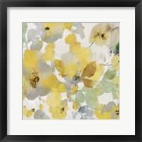 Framed 'Sunny Floral II' border=