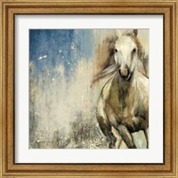 Framed 'Horses I' border=