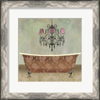 Framed 'Boudoir Bath I' border=