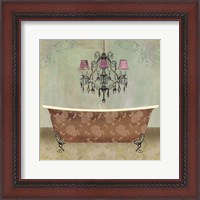 Framed 'Boudoir Bath I' border=