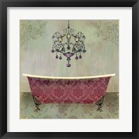 Framed 'Boudoir Bath II' border=