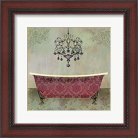 Framed 'Boudoir Bath II' border=