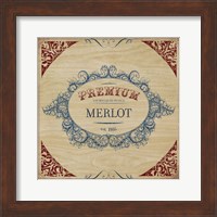 Framed Merlot