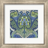 Framed 'Garden Mosaic I' border=