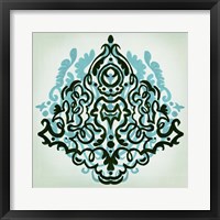 Framed 'Ornamental Navy Pattern II' border=