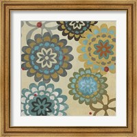 Framed 'Floral Pattern I' border=