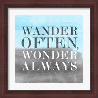 Framed 'Wander BG II' border=