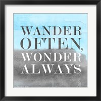 Framed 'Wander BG II' border=