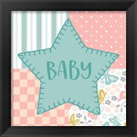 Framed 'Baby Quilt IV Baby' border=