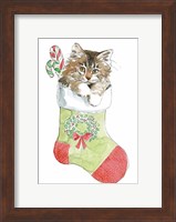 Framed Christmas Kitties IV