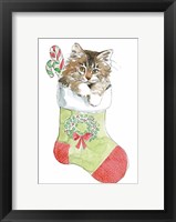 Christmas Kitties IV Framed Print