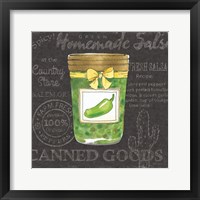 Framed 'Canning Kitchen III black' border=