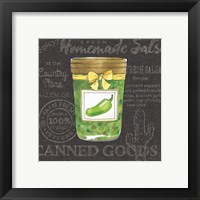 Framed 'Canning Kitchen III black' border=