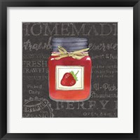 Framed 'Canning Kitchen I black' border=