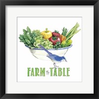 Fresh From The Garden IV Framed Print