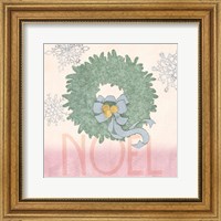 Framed 'Pastel Christmas IV' border=