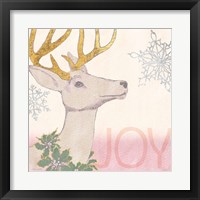 Framed 'Pastel Christmas I' border=