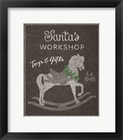 Framed Chalkboard Christmas Signs I