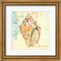 Framed 'Golden Treasures Inspiration V' border=