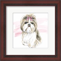 Framed 'Glamour Pups VIII' border=