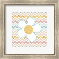 Framed 'Baby Quilt Gold II' border=