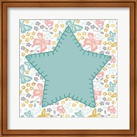 Framed 'Baby Quilt Gold IV' border=