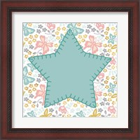 Framed 'Baby Quilt Gold IV' border=